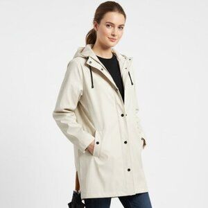 ONLY Women’s Hooded Rain Jacket – XL – Beige – NWT